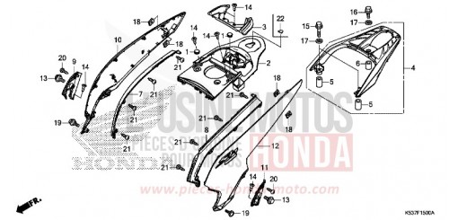 HOUSSE DE CARROSSERIE/PORTE-BAGAGES SH300AH de 2017
